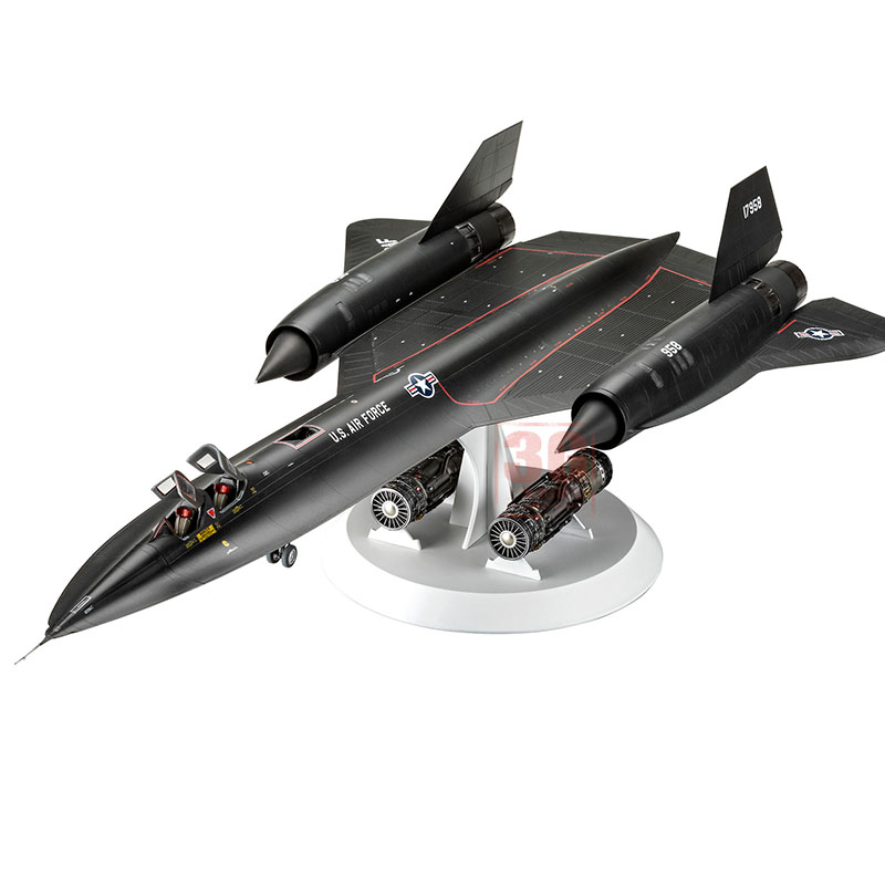 3G模型 Revell/利华拼装飞机 04967 SR-71黑鸟高速侦察机 1/48-图3