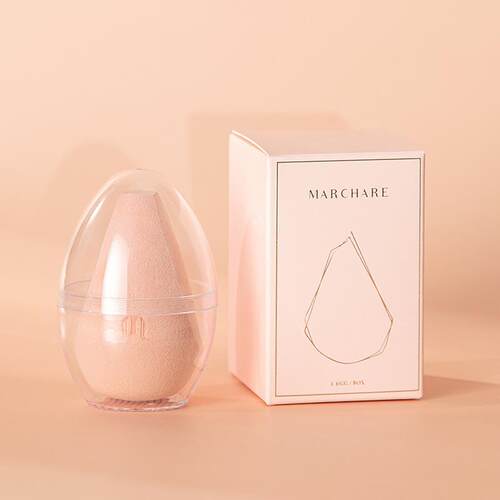 三月兔/Marchare朝雾玫瑰美妆蛋独立包装干湿两用气垫粉扑蛋 - 图1