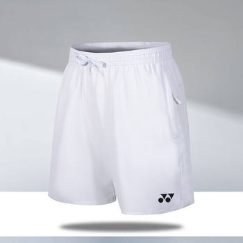 ໂສ້ງ Badminton yy ໄວແຫ້ງໄວກິລາກາງແຈ້ງສັ້ນ ice silk breathable track and field running pants men and women loose five-quarter pants