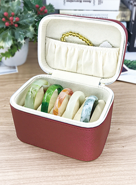 首饰盒手镯珠宝盒翡翠手镯盒高档