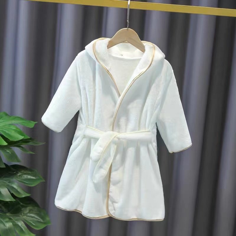 宝宝睡袍秋冬款2025新款洋气儿童秋装家居袍男女童简约法兰绒睡袍,淘宝优惠券,粉丝福利购,淘宝优惠卷