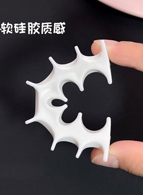 美甲硅胶鱼骨笔托防滑多面3色
