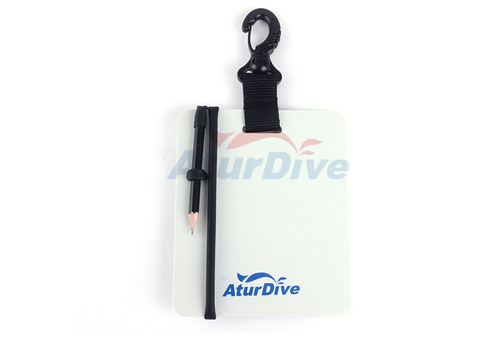 AturDive水下记事本 写字本 潜水教学工具 水下导航 潜水员专用 - 图0