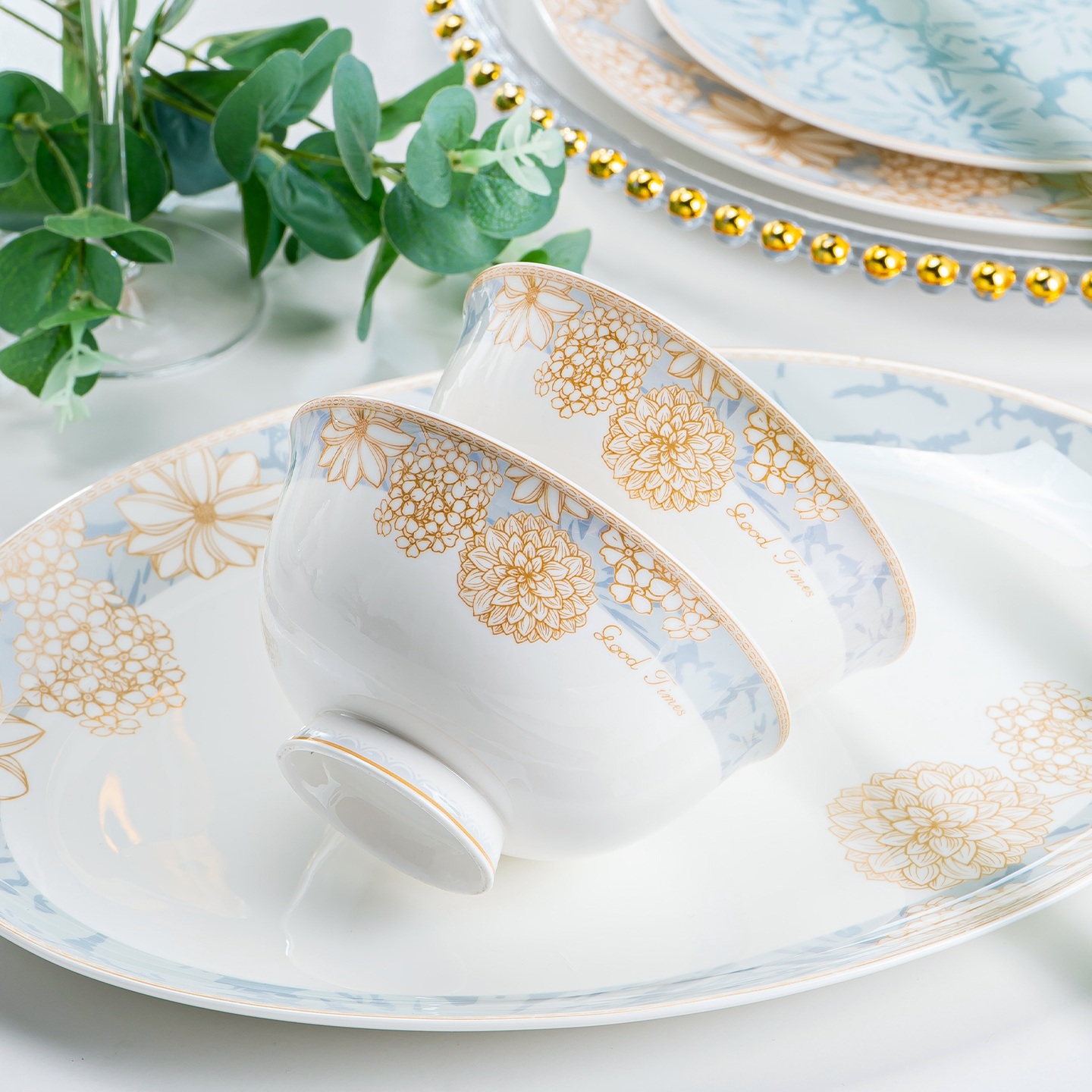 碗碟套装家用中式2026新款景德镇碗盘筷组合陶瓷餐具新婚乔迁之喜,淘宝优惠券,粉丝福利购,淘宝优惠卷