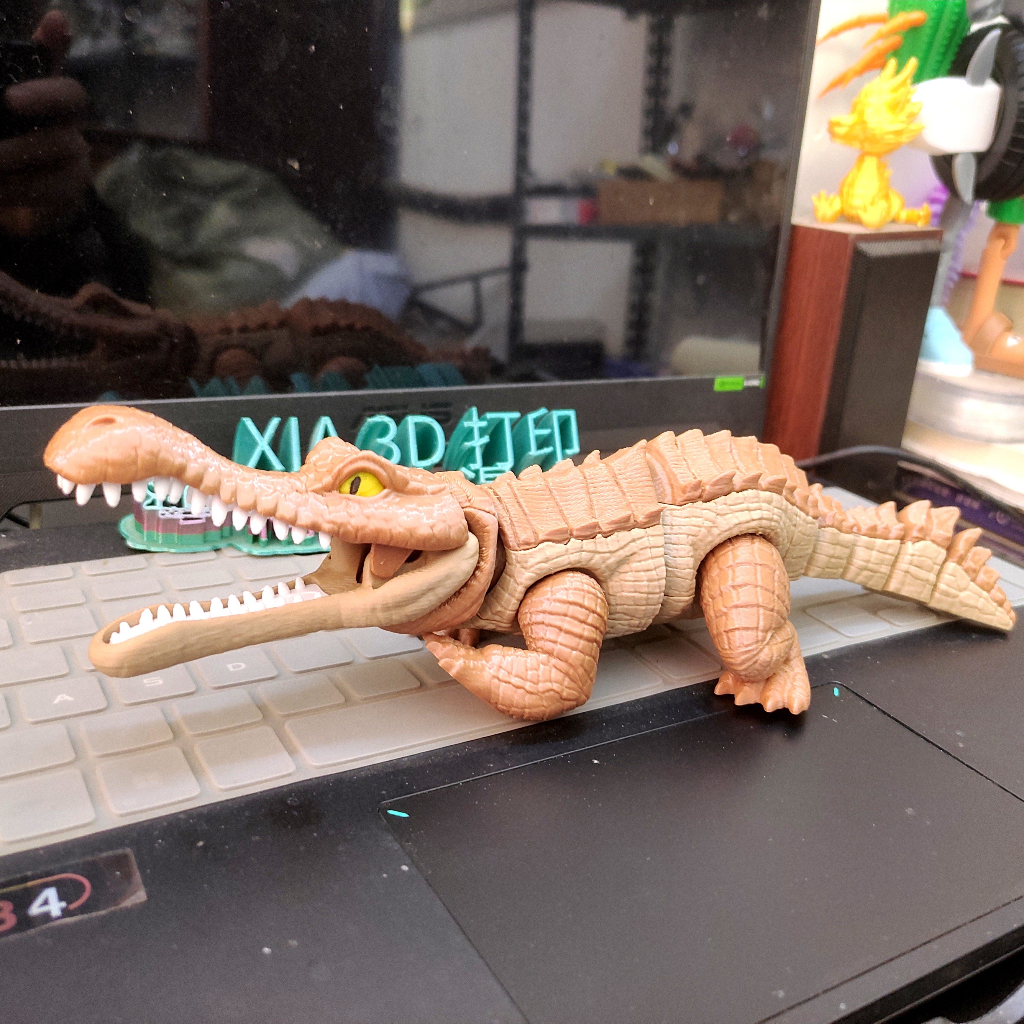 3d打印玩具史前巨鳄大鳄鱼恐龙仿真模型活动摆件手办儿童生日礼物,淘宝优惠券,粉丝福利购,淘宝优惠卷