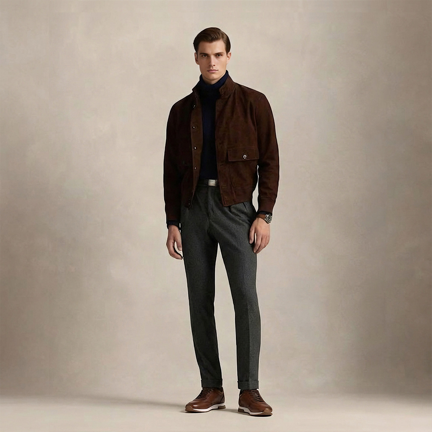 Loake时尚百搭板鞋英国原装进口牛皮男士休闲运动鞋Bannister,淘宝优惠券,粉丝福利购,淘宝优惠卷