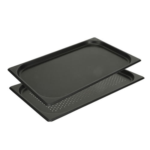 适用于Rational金甲佳斯特万能蒸烤箱烤盘GN1/1不沾特氟龙530*325 - 图2