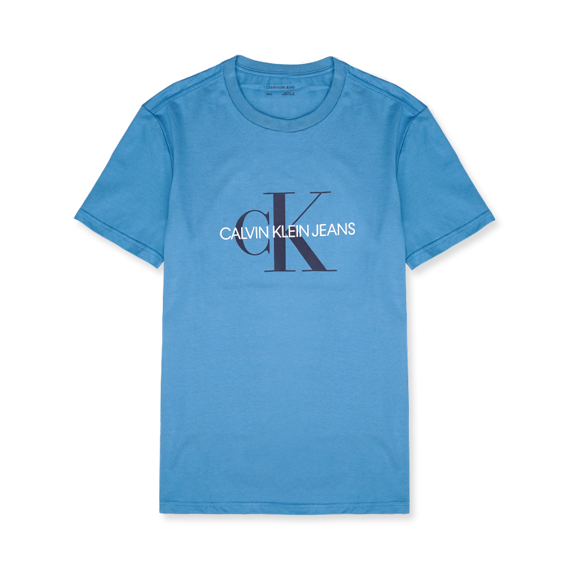 客邻尚品海外旗舰店Calvin Klein/凯文克莱男士时尚logo印花圆领短袖时尚T恤41VM8833
