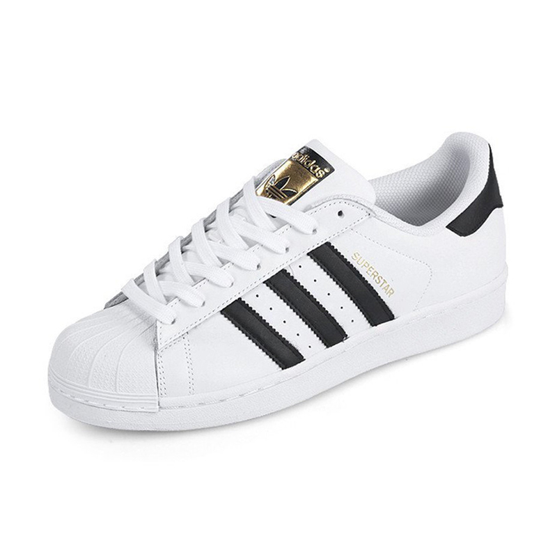 客邻尚品海外旗舰店Adidas/阿迪达斯三叶草板鞋金标贝壳头休闲时尚运动小白鞋 FU77123