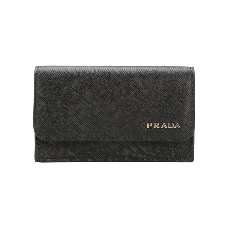 客邻尚品海外旗舰店Prada/普拉达男士钱包春夏时尚潮流牛皮革面折叠短款钱包 2MC1220
