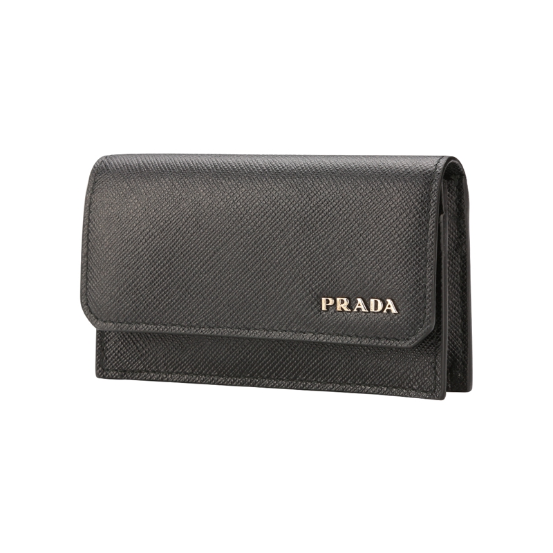 客邻尚品海外旗舰店Prada/普拉达男士钱包春夏时尚潮流牛皮革面折叠短款钱包 2MC1221