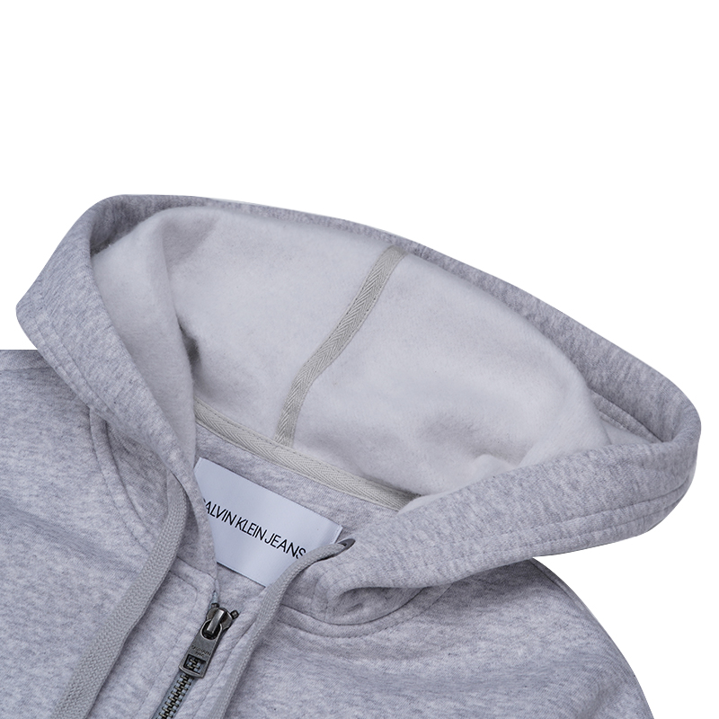 客邻尚品海外旗舰店Calvin Klein/CK男士秋冬新款连帽套头卫衣拉链加绒厚外套41Q91452