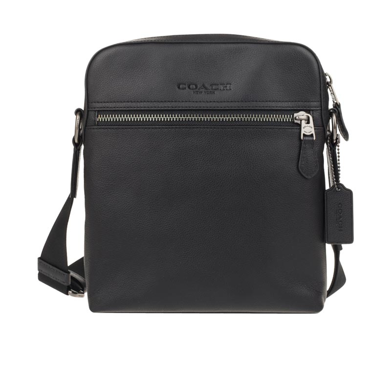 客邻尚品海外旗舰店COACH/蔻驰包包奥莱款小号男士皮质单肩斜挎包商务竖版方包547820