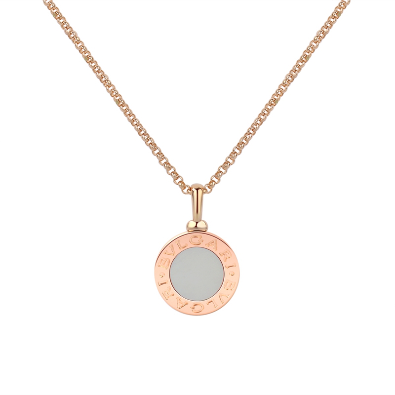 客邻尚品海外旗舰店Bvlgari/宝格丽女士圆形玫瑰金项链 3505530