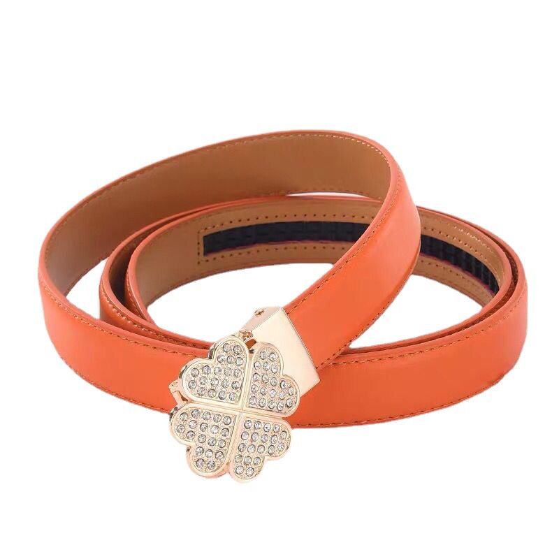 【源头厂家】女士皮带钻 时尚自动扣腰带 女士皮带百搭腰带