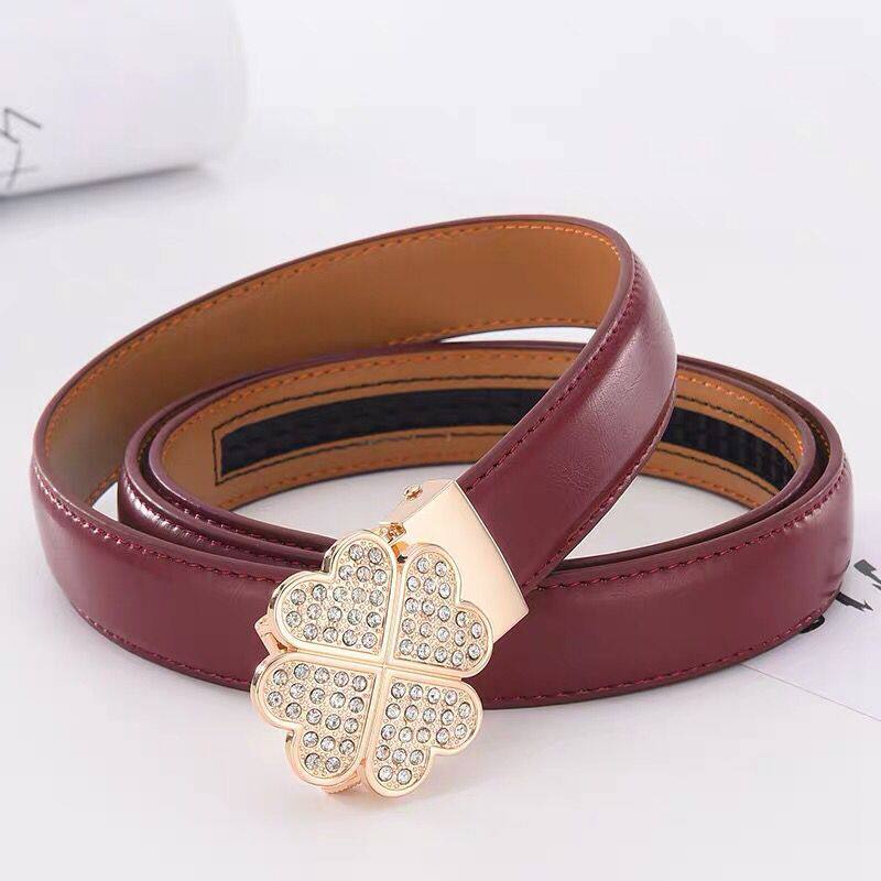 【源头厂家】女士皮带钻 时尚自动扣腰带 女士皮带百搭腰带