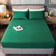 ins simple pure cotton bed cover single piece cotton solid color Simmons mattress protective cover 1.5 meters dust cover bed cover