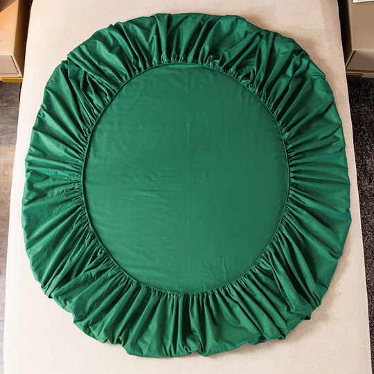 ins simple pure cotton bed cover single piece cotton solid color Simmons mattress protective cover 1.5 meters dust cover bed cover