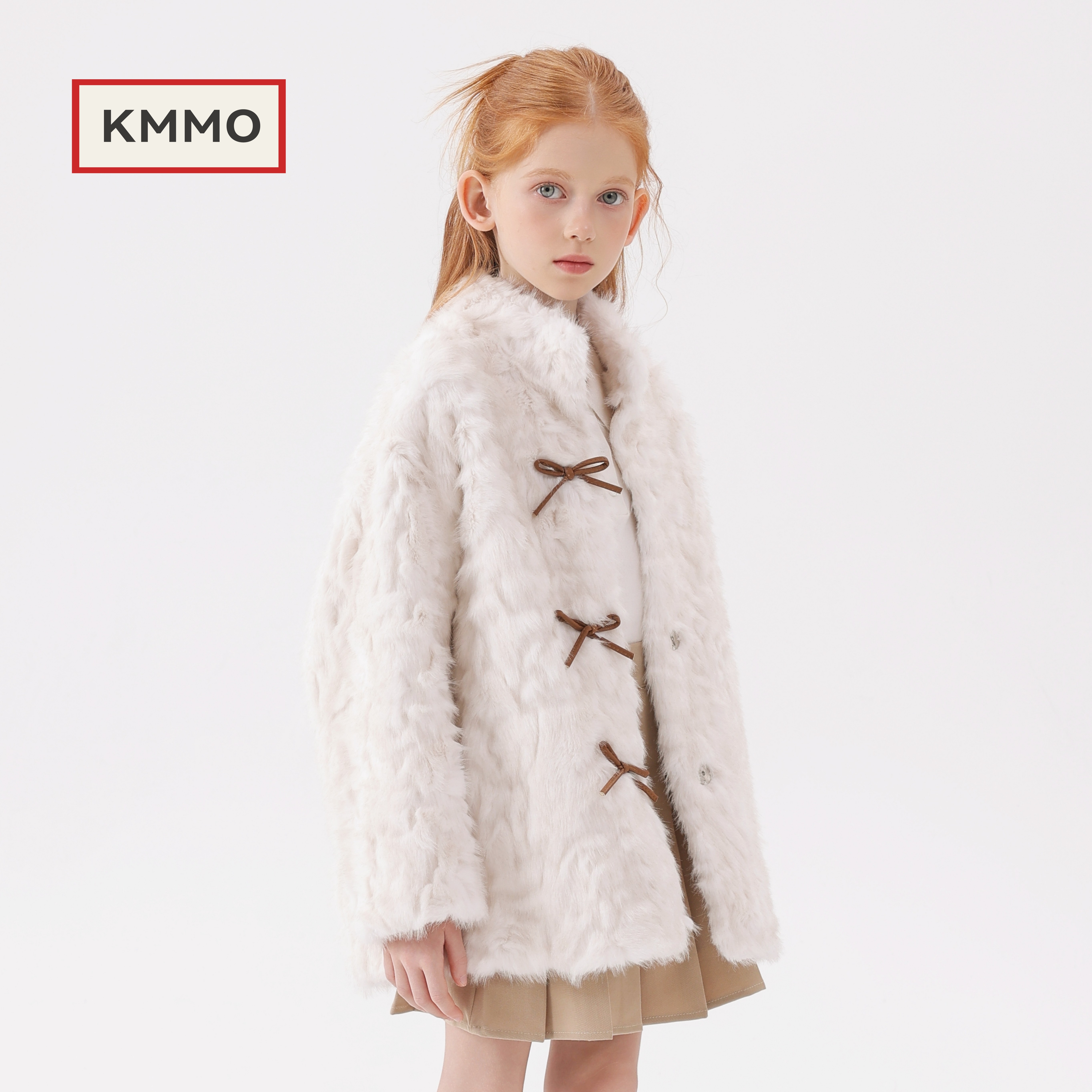 KMMO儿童皮草外套2025冬季新款环保小湖羊皮毛一体童装女童毛大衣,淘宝优惠券,粉丝福利购,淘宝优惠卷