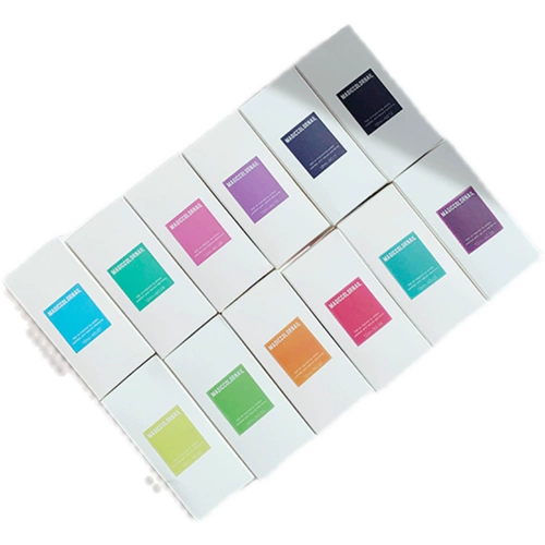 MagicColornail 12 цветовая бутылка -загруженная цветовая клей Корейский стиль флуоресцентный цвет