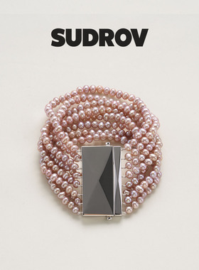 SUDROV素觉淡水珍珠925银手链