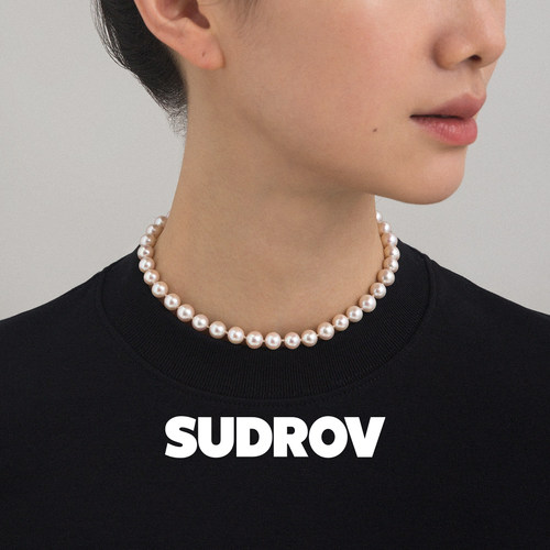 SUDROV素觉珍珠项链高级感锁骨链女轻奢小众颈链送女友生日礼物 - 图0