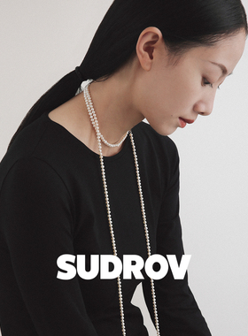 SUDROV素觉设计感珍珠长款项链