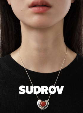 SUDROV素觉南红原创设计吊坠项链
