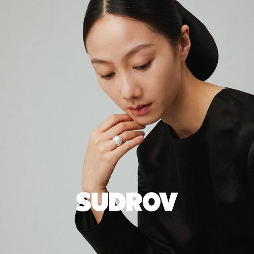 SUDROV素觉马贝系列 轻奢设计感气质戒指925银马贝珍珠高级感指环 - 图0