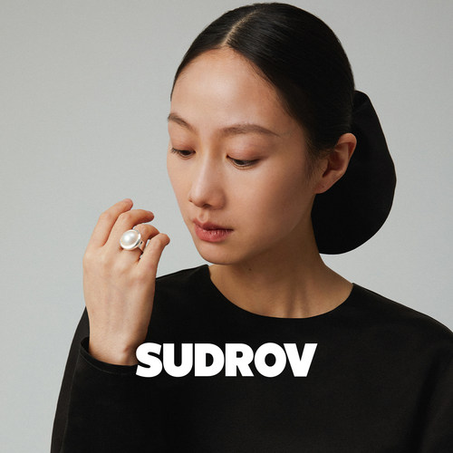 SUDROV素觉戒指轻奢高级马贝珍珠戒指个性宝石指环送女友生日礼物 - 图0