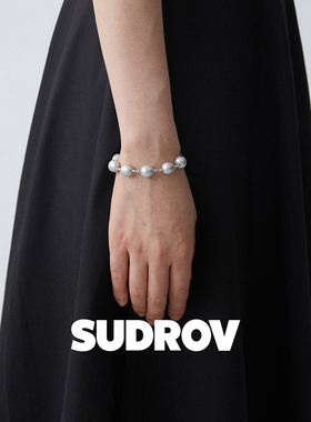 SUDROV素觉925银珍珠小众设计