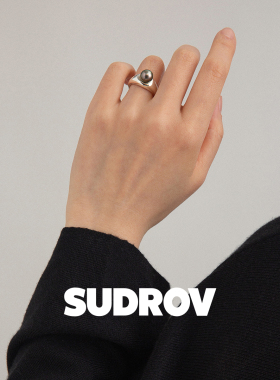 素觉新款小众设计风黑珍珠戒指