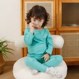 呼西贝 Детское нижнее белье, комплект, демисезонная пижама подходит для мужчин и женщин, универсальное термобелье