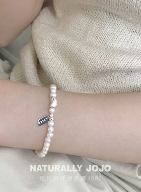 925银珍珠手链手饰女甜美风