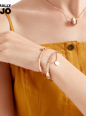 钛钢森系风镶钻韩版百搭学生手环