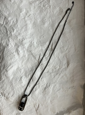 项链独立设计师925银设计感