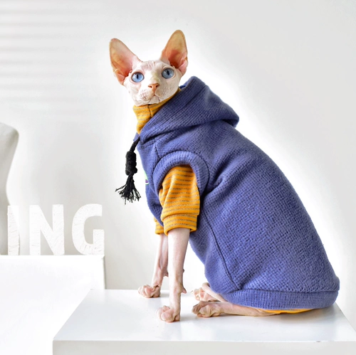 Yh-walf gee sweater Pure Cotton Spring и осенний набор держат теплые раковины, безволосые одежды для кошек, немецкая одежда