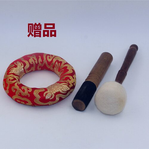 尼泊尔手工纯铜佛音碗理音疗颂钵西藏颂钵盂瑜伽钵装饰摆件铜磬 - 图1