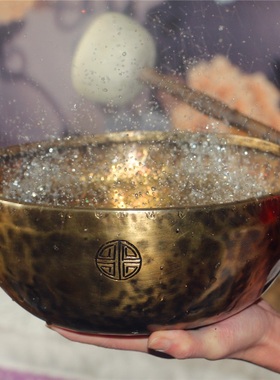 27cm满月spa理疗尼泊尔手工颂钵