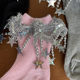 Qianjiangbaby ຜູ້ອອກແບບ sequin ດາວ tassel ເດັກຍິງເດັກນ້ອຍນັກສຶກສາ heel socks ສໍາລັບແມ່ຍິງ