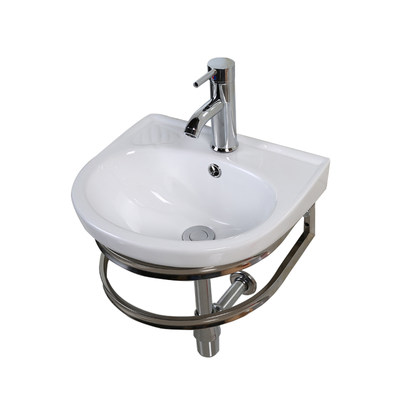 小挂盆简易挂墙式洗手盆窄长卫生间迷你洗脸盆陶瓷浴室阳台洗面盆 虎窝淘