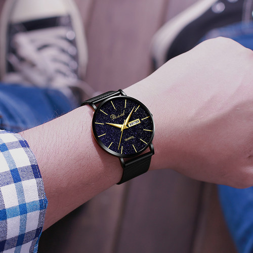 初中考试专用静音手表男款男士机械青少年高中学生住校可带进考场 - 图2