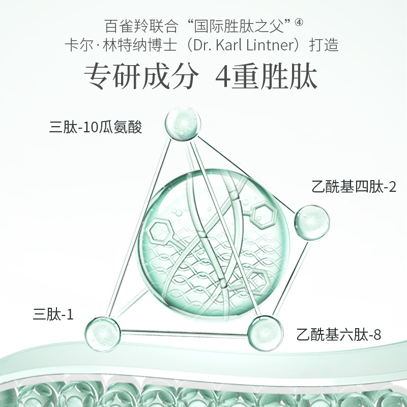 百雀羚肌初赋活多肽紧致导入眼霜 天亿美化妆品眼霜