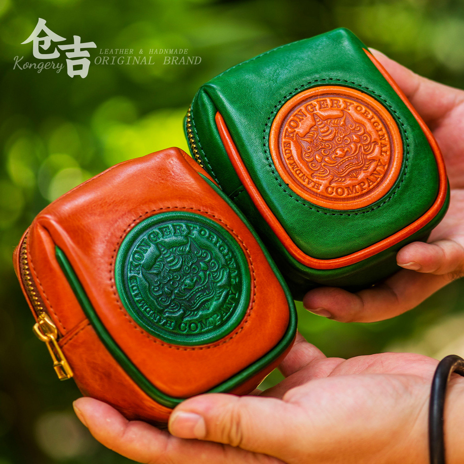 【貔貅藏珍】文玩收纳腰包！仓吉手工头层牛皮橄榄核桃手串零钱包,淘宝优惠券,粉丝福利购,淘宝优惠卷