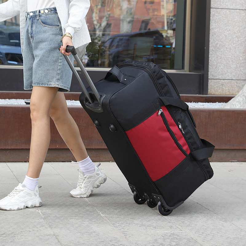 特大牛津布拉杆包托运旅行箱男女通用搬家旅行包可收纳折叠行李包 - 图2