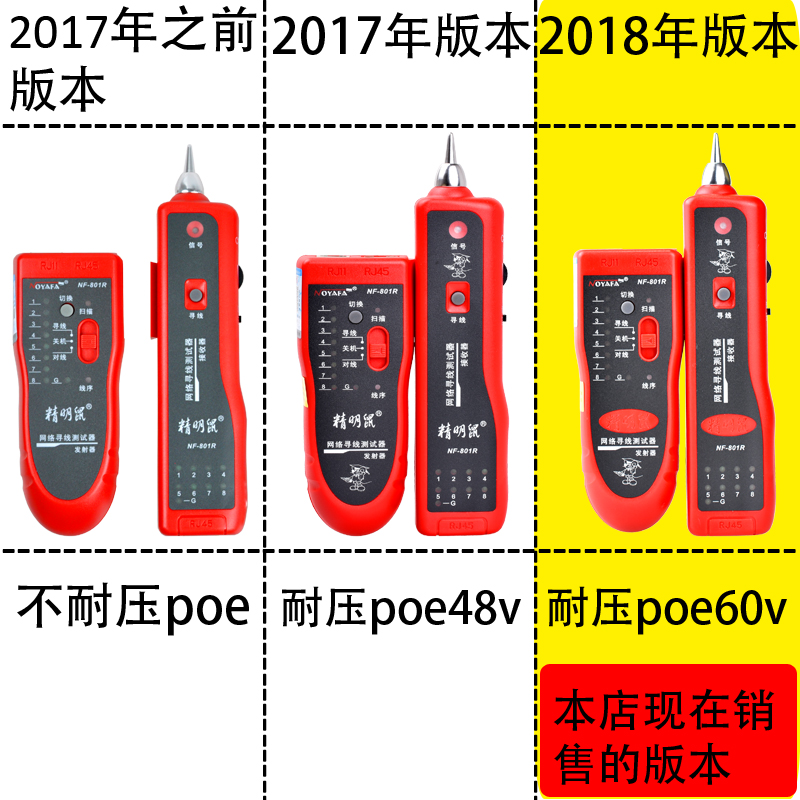 F- 0鼠1N80查线寻线器1仪8网线精R明电话寻线仪B线查测线仪器-图2