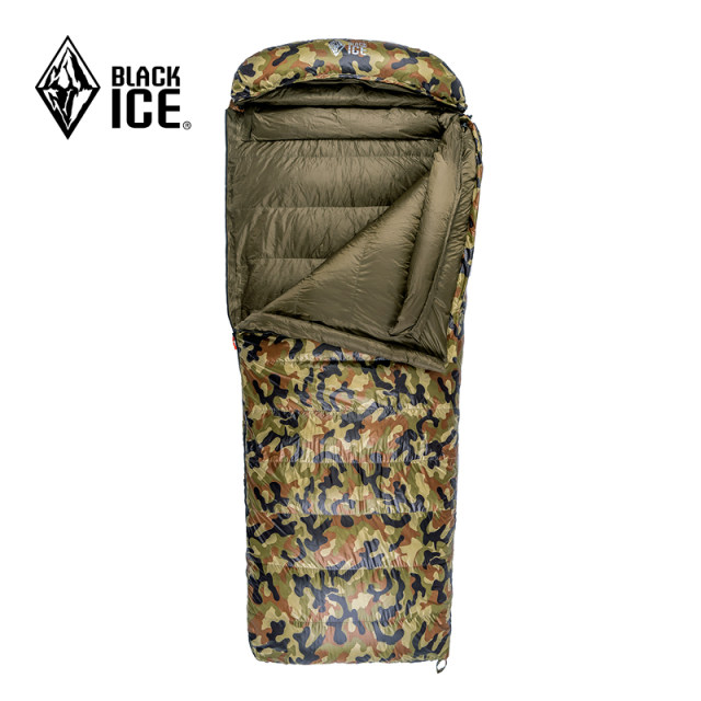 Blackice Black Ice Cai Die Series Outdoor Campaign Campaignable Pluffy Pluffy Sleeping Bag Adult Envelopment