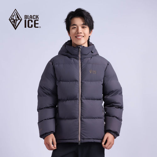 黑冰羽绒服男冬季加厚天枢PLUS户外防风高充绒量短款鹅绒外套8509 - 图2
