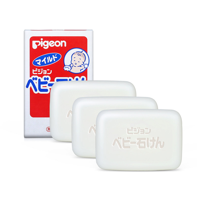 日本pigeon贝亲宝宝洗澡洗手肥皂 欣德海外婴儿皂/儿童皂/香皂