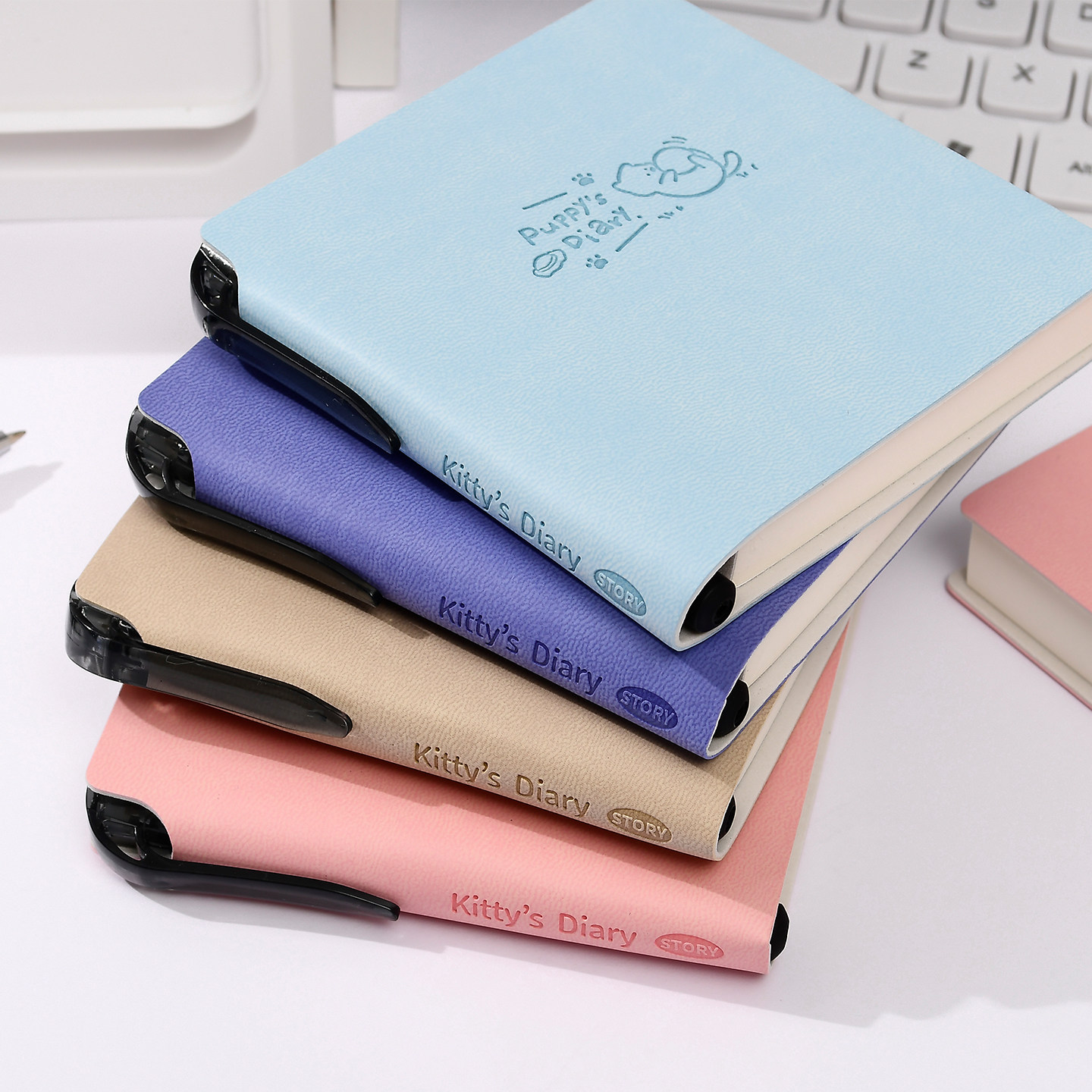 雅莎卡便携口袋本动物乐园pu压抑本学生小巧简约笔插本记事记录本,淘宝优惠券,粉丝福利购,淘宝优惠卷